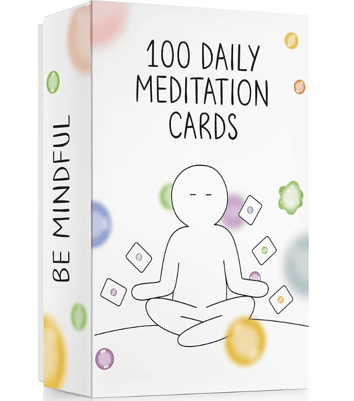 100 daily meditation cards mindfulness gift